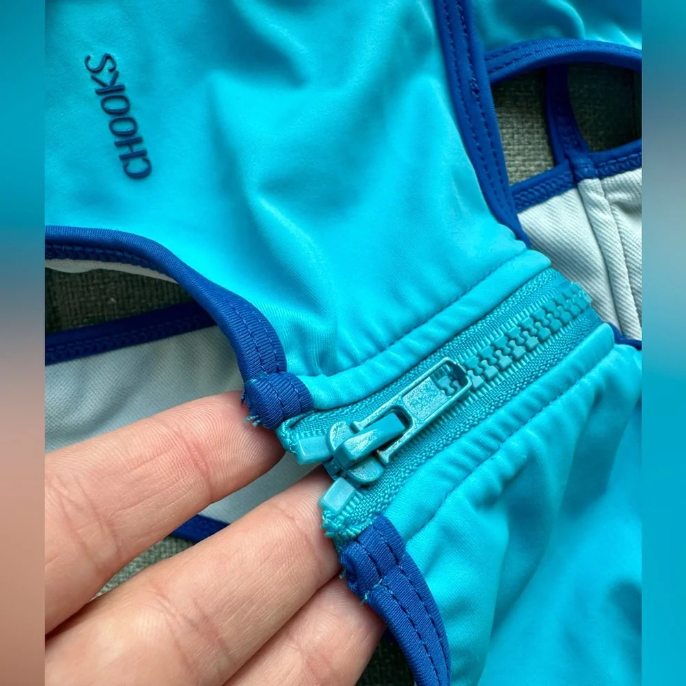 CHOOKS Boutine LA Sky Blue Contour One Piece - Picture 7 of 9